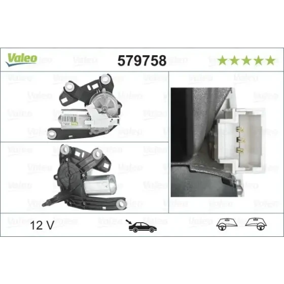 Valeo Silecek Motoru (Arka) – 579758 / OEM 6405LR ürün görseli