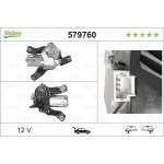 Valeo Silecek Motoru (Arka) – 579760 / OEM 6001548990
