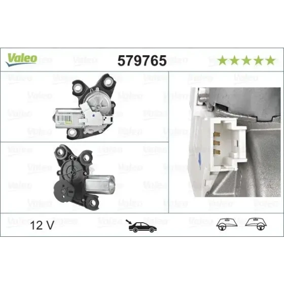 Valeo Silecek Motoru (Arka) – 579765 / OEM 9840123880 ürün görseli