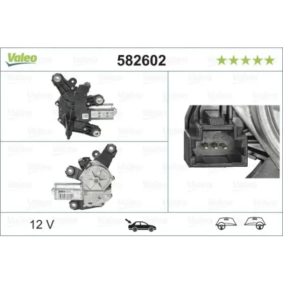 Valeo Silecek Motoru (Arka) – 582602 / OEM 287105483R ürün görseli