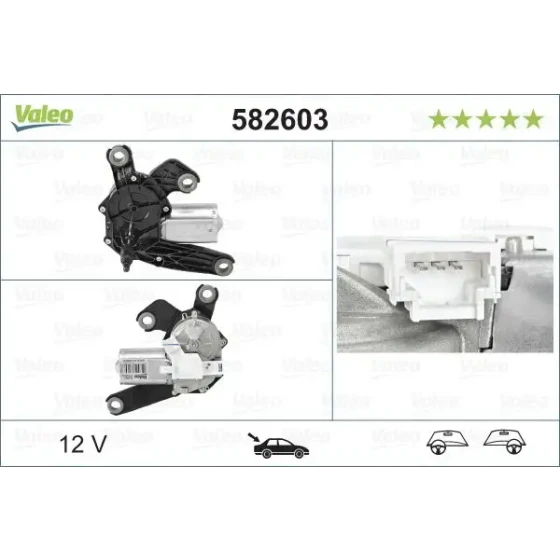 Valeo Silecek Motoru (Arka) – 582603 / OEM 6405J9 ürün görseli