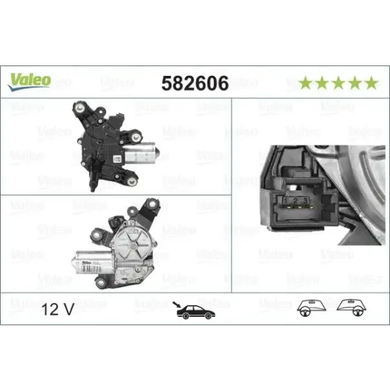 Valeo Silecek Motoru (Arka) – 582606 / OEM 287102467R ürün görseli