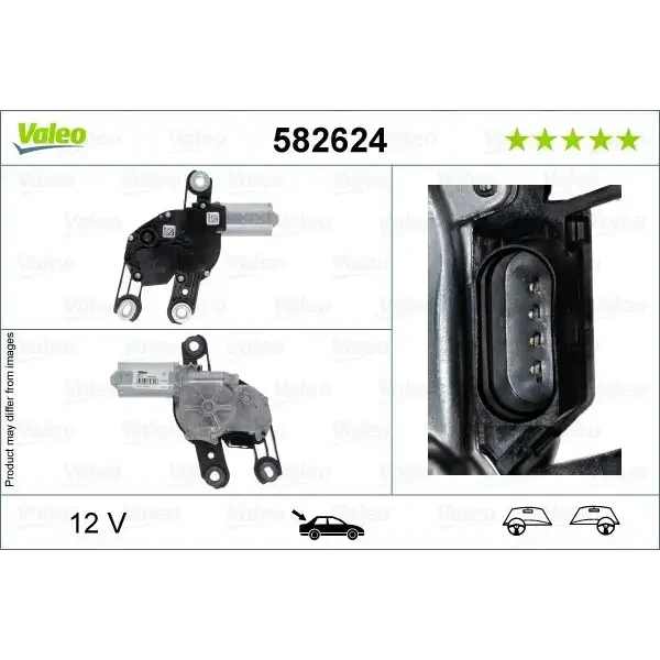 Valeo Silecek Motoru (Arka) – 582624 / OEM 1S6955711B