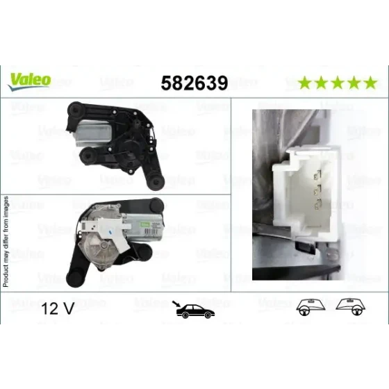 Valeo Silecek Motoru (Arka) – 582639 / OEM 6405QJ ürün görseli
