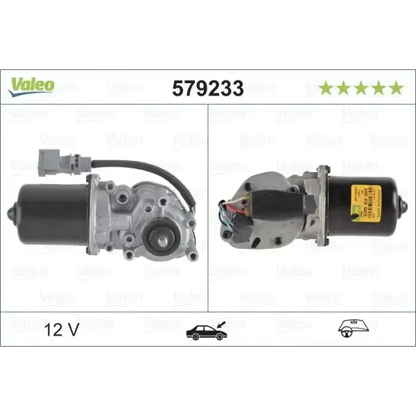 Valeo Silecek Motoru (Ön) – 579233 / OEM 7701046038