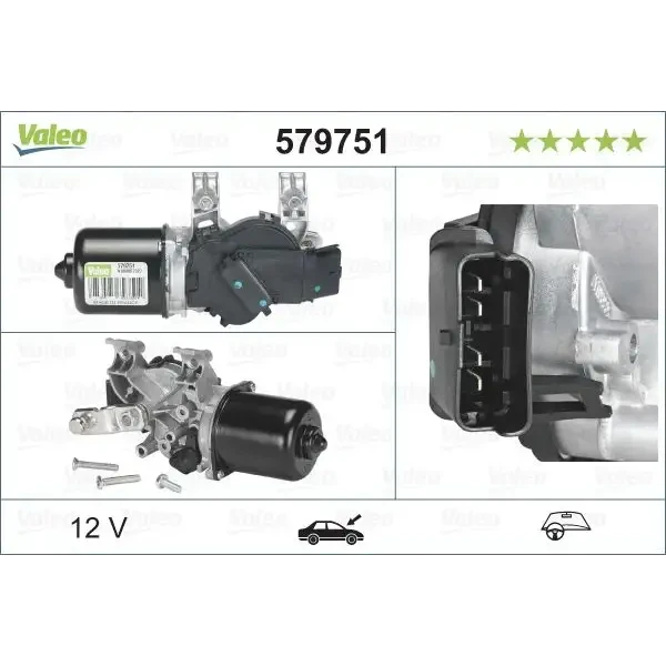 Valeo Silecek Motoru (Ön) – 579751 / OEM 28800JD900