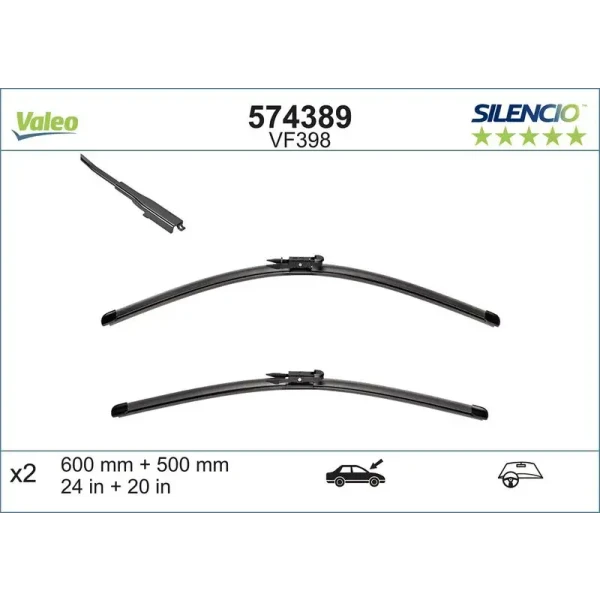 Valeo Silecek Süpürgesi (Takım) – 574389