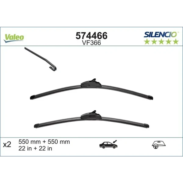 Valeo Silecek Süpürgesi (Takım) – 574466