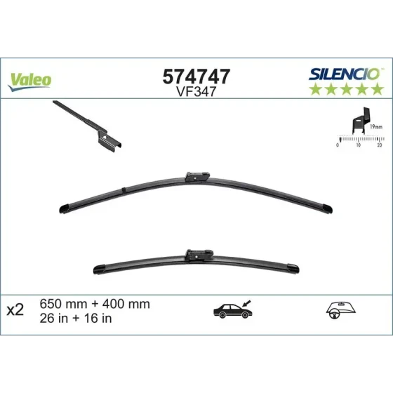Valeo Silecek Süpürgesi (Takım) – 574747 ürün görseli