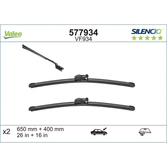 Valeo Silecek Süpürgesi (Takım) – 577934 ürün görseli