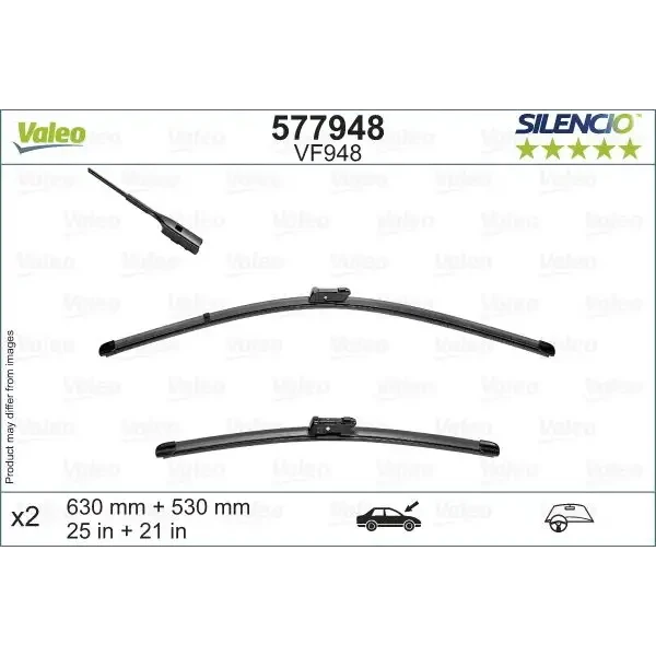 Valeo Silecek Süpürgesi (Takım) – 577948 / OEM 566955426