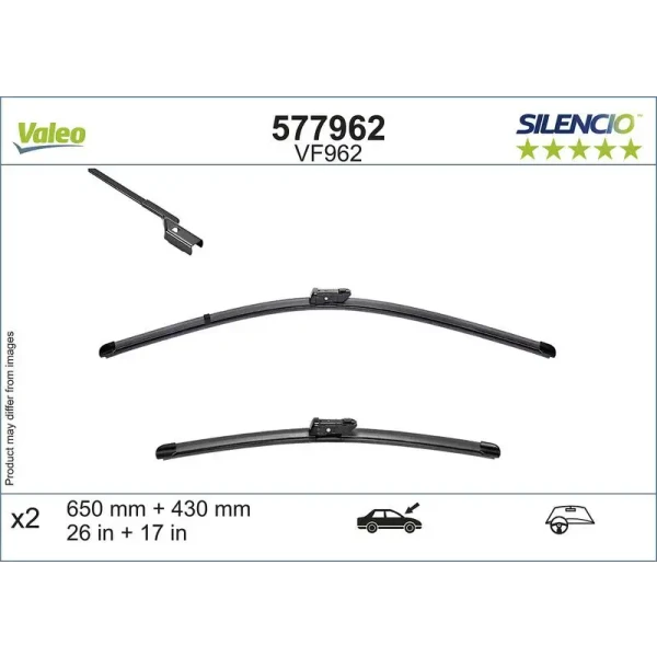 Valeo Silecek Süpürgesi (Takım) – 577962