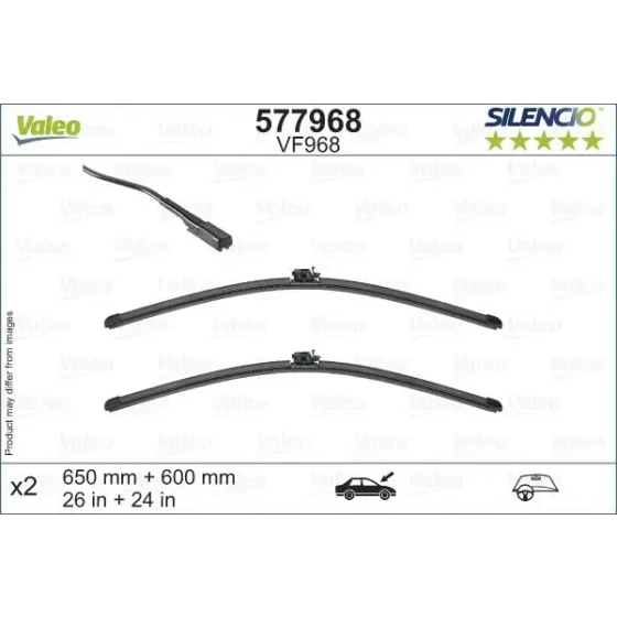 Valeo Silecek Süpürgesi (Takım) – 577968 / OEM A9108240000 ürün görseli