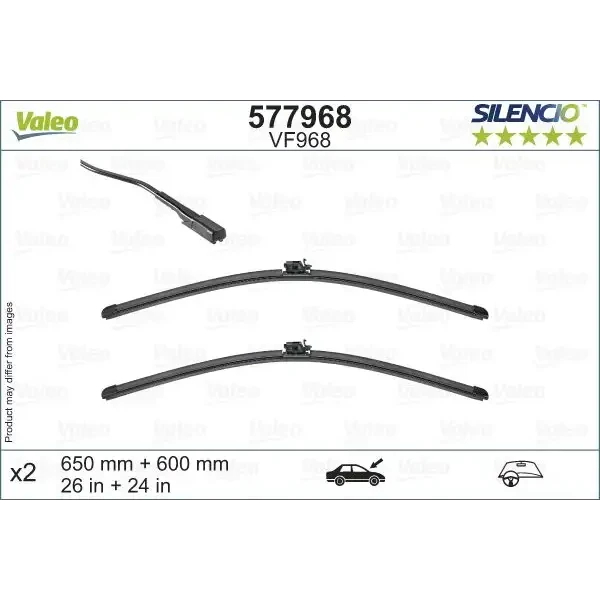 Valeo Silecek Süpürgesi (Takım) – 577968 / OEM A9108240000