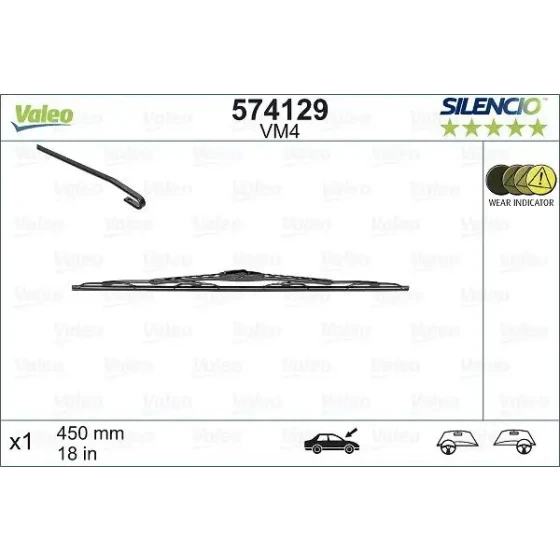 Valeo Silecek Süpürgesi (Tek) – 574129 ürün görseli