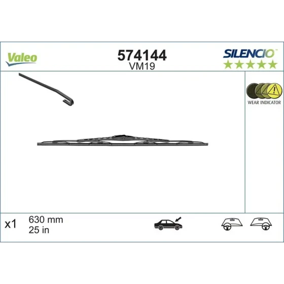 Valeo Silecek Süpürgesi (Tek) – 574144 / OEM A2108200245 ürün görseli
