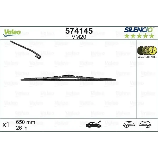 Valeo Silecek Süpürgesi (Tek) – 574145