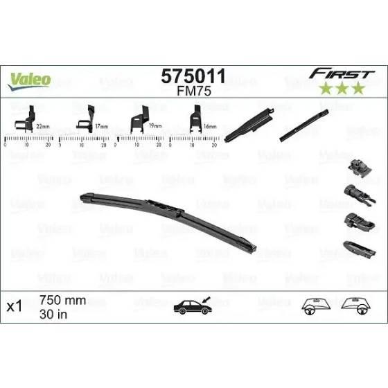 Valeo Silecek Süpürgesi (Tek) – 575011 ürün görseli