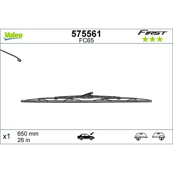 Valeo Silecek Süpürgesi (Tek) – 575561