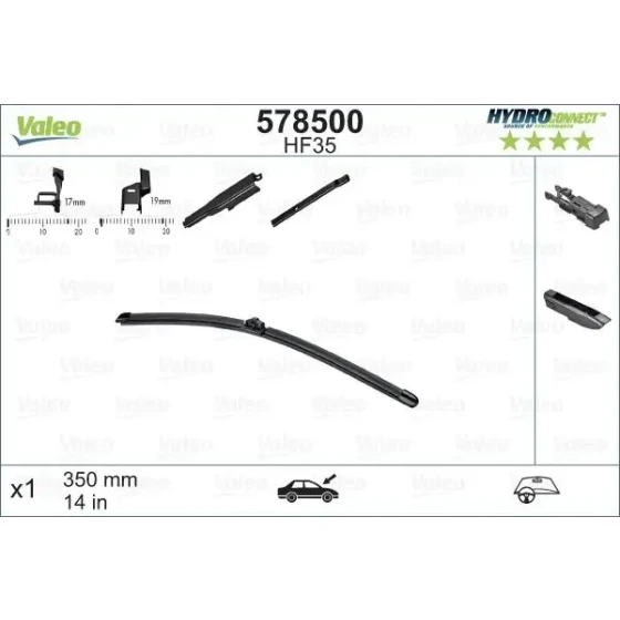 Valeo Silecek Süpürgesi (Tek) – 578500 ürün görseli