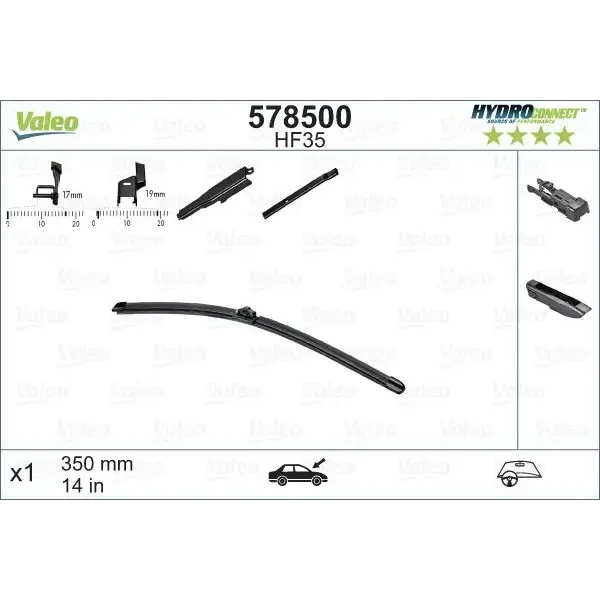 Valeo Silecek Süpürgesi (Tek) – 578500