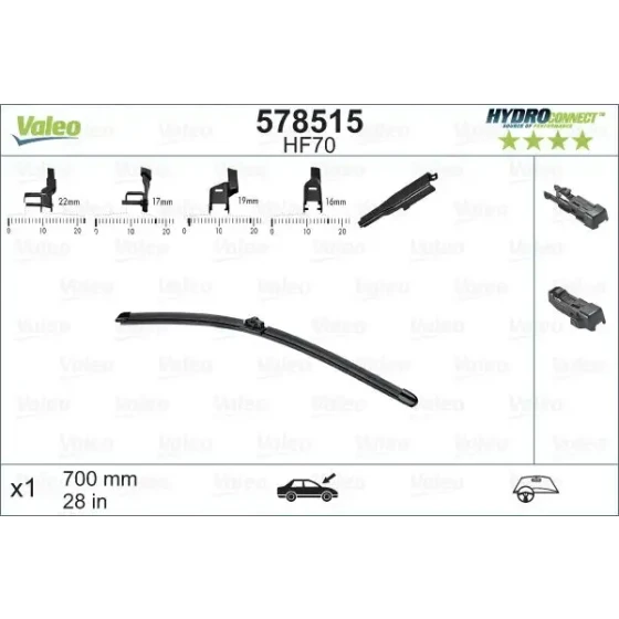 Valeo Silecek Süpürgesi (Tek) – 578515 ürün görseli