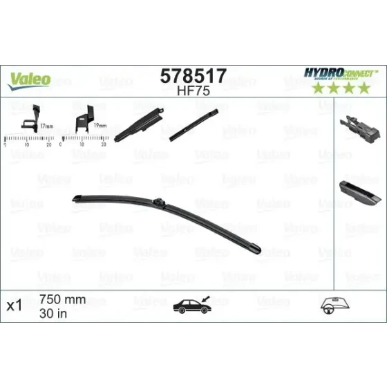 Valeo Silecek Süpürgesi (Tek) – 578517 ürün görseli