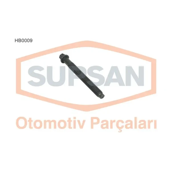Supsan Silindir Kapak Civatası – HB0009 / OEM 7700855384