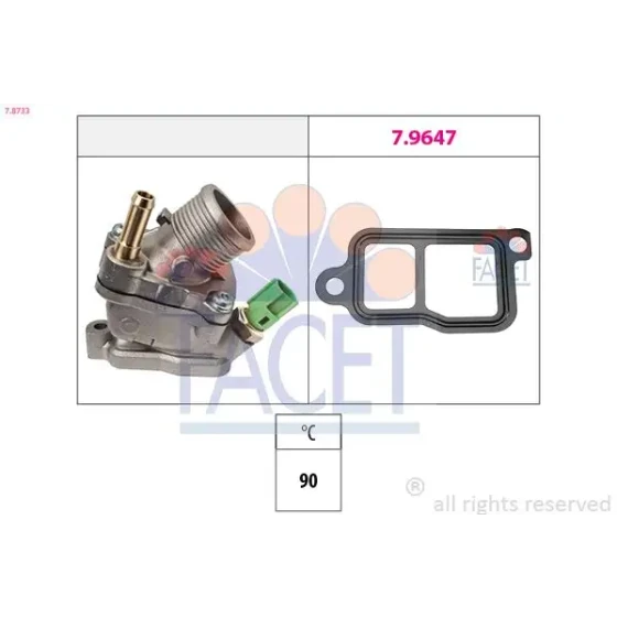 Facet Termostat – 7.8733 ürün görseli