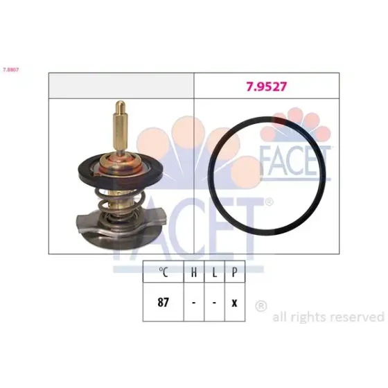 Facet Termostat – 7.8807 ürün görseli