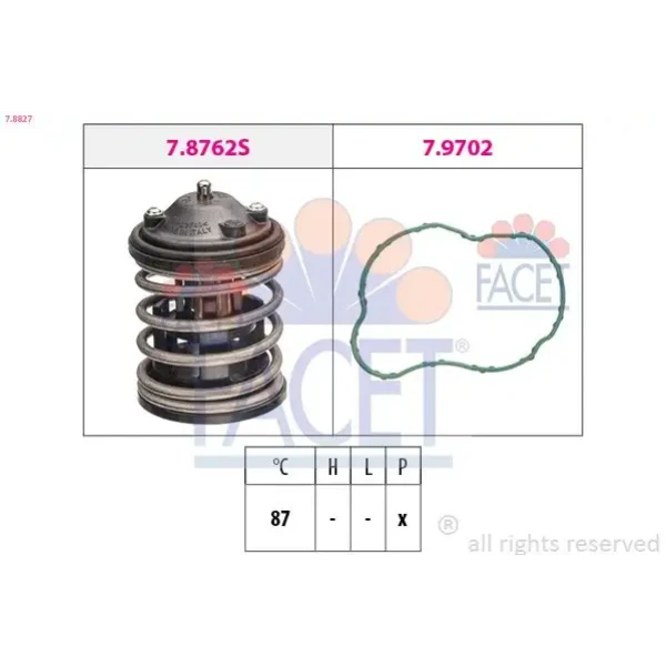 Facet Termostat – 7.8827 / OEM 11518512234