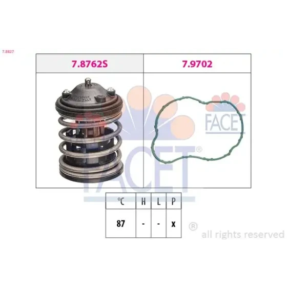 Facet Termostat – 7.8827K / OEM 11518512234 ürün görseli