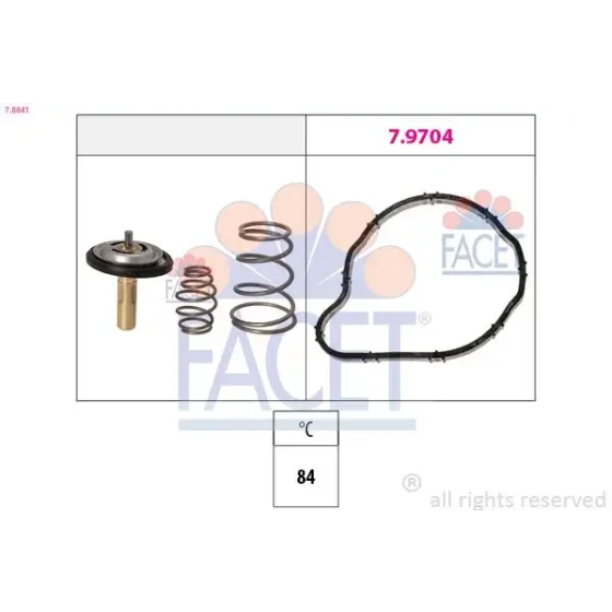 Facet Termostat – 7.8841 / OEM 9651514280 ürün görseli
