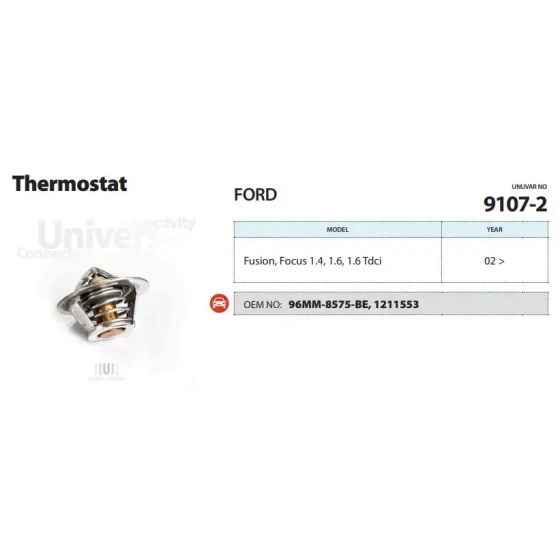 Ünüvar Termostat – 9107-2 / OEM 96MM8575BE ürün görseli