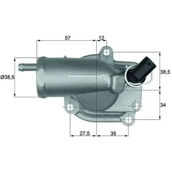 Mahle Termostat – TH1087 / OEM A6112030175 ürün görseli