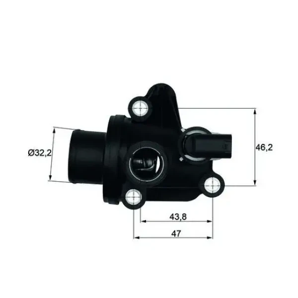 Mahle Termostat – TI1287 / OEM A1662030175