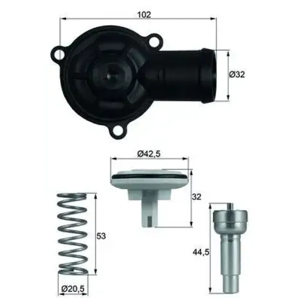 Mahle Termostat – TI22087D / OEM 03C121110A