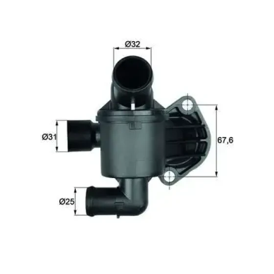 Mahle Termostat – TI3587 / OEM 03L121111H ürün görseli