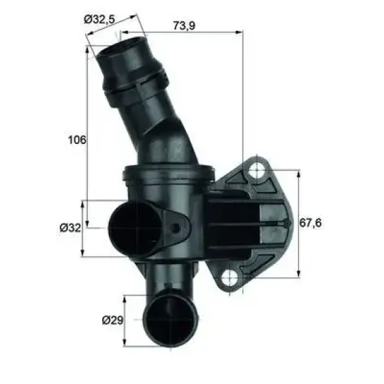 Mahle Termostat – TI680 / OEM 06F121111H ürün görseli