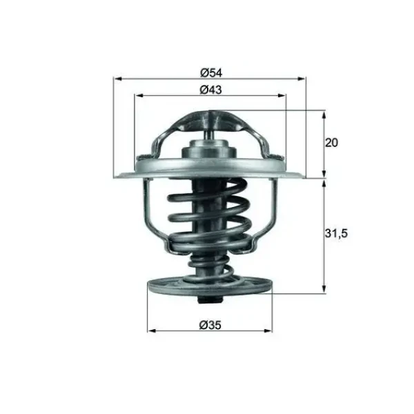 Mahle Termostat – TX10987D / OEM 03G121113A