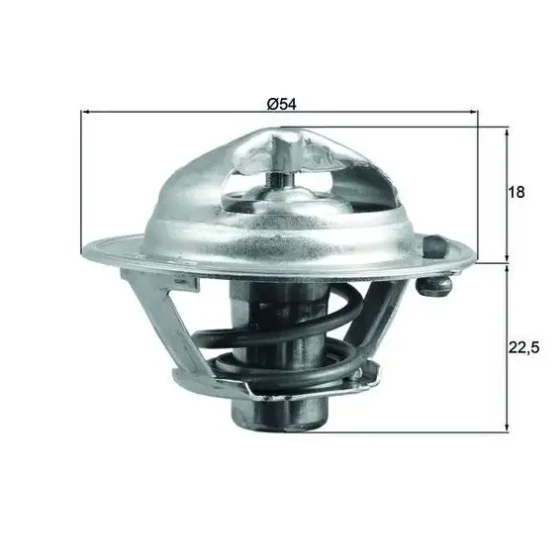 Mahle Termostat – TX16685D / OEM 255002A050 ürün görseli