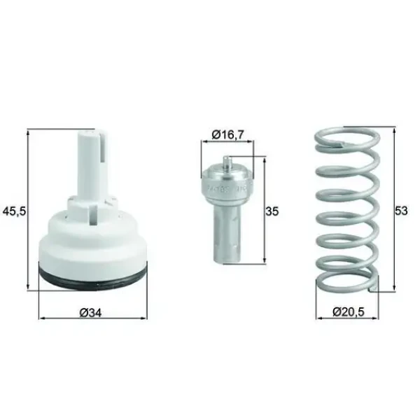 Mahle Termostat – TX18287D / OEM 03C121110F
