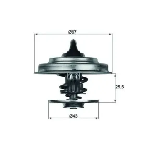 Mahle Termostat – TX1887D ürün görseli