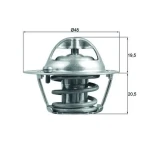 Mahle Termostat – TX20482D