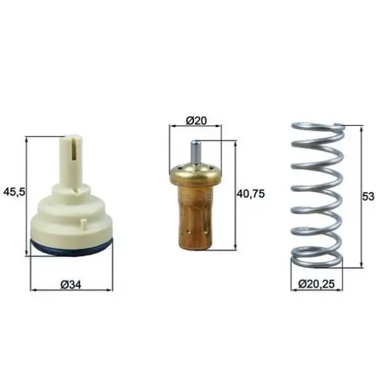 Mahle Termostat – TX20980D / OEM 03C121110R ürün görseli