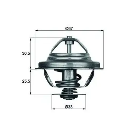 Mahle Termostat – TX2780D ürün görseli