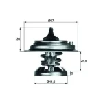 Mahle Termostat – TX2975D / OEM A6012000215
