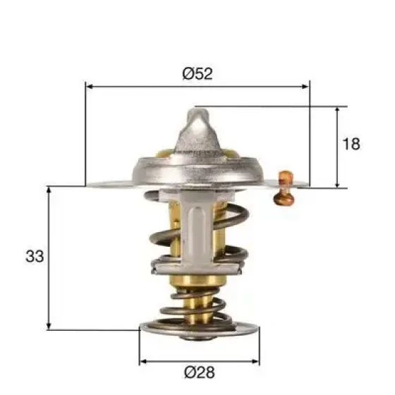 Mahle Termostat – TX32792D ürün görseli