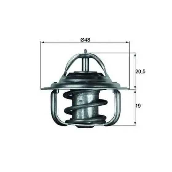 Mahle Termostat – TX583D ürün görseli