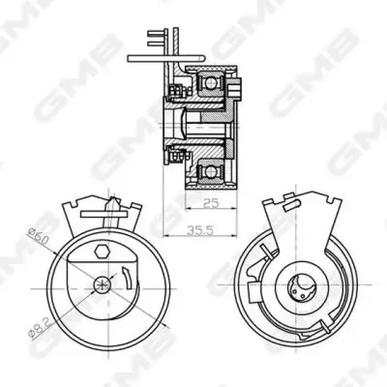 GMB Triger Gergi Rulmanı – GTB0110 ürün görseli